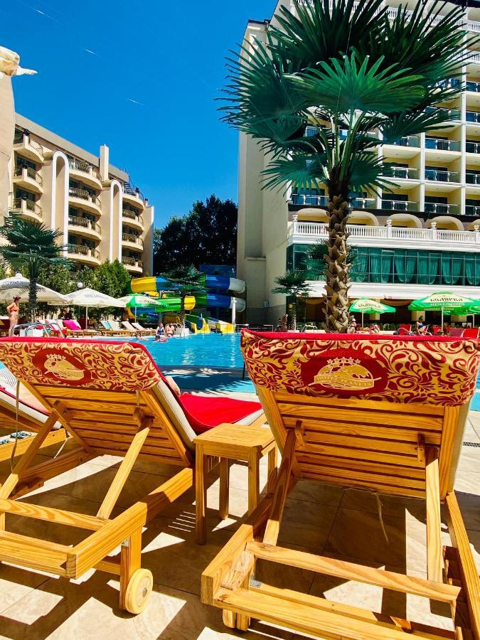 Planeta Hotel & Aquapark Free Beach Access Sunny Beach Exterior photo The swimming pool at the hotel